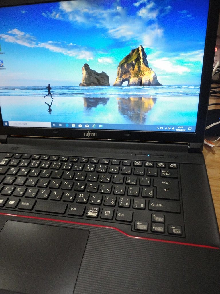 売約済み 富士通ノートパソコン 富士通ノートパソコン LIFEBOOK A553/H ウインドウズ10pro 新品SSD120G メモリ4G